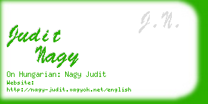 judit nagy business card